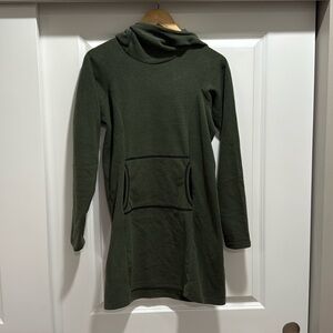 Melanzana Micro Grid Olive Dress M